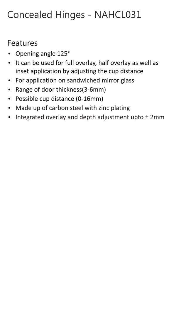 Product Feature
